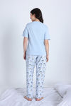 Zivame Cup Cake Knit Poly Pyjama Set - Orchid Tint — thumbnail 3